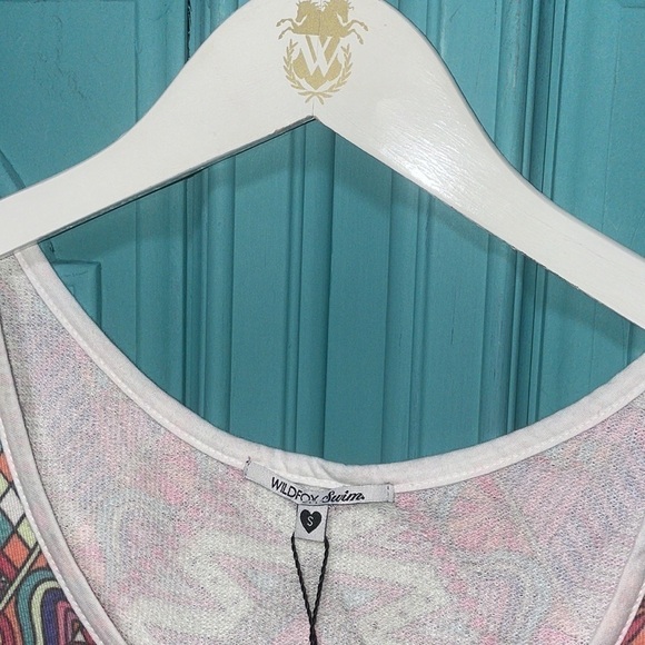 💋🦊 WildFox 🥳 Host Pick 🥳 Swim third eye crop tank top only NWT - Picture 7 of 13